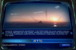 Illustration for article titled Starcraft 2's Installation Tells A Story